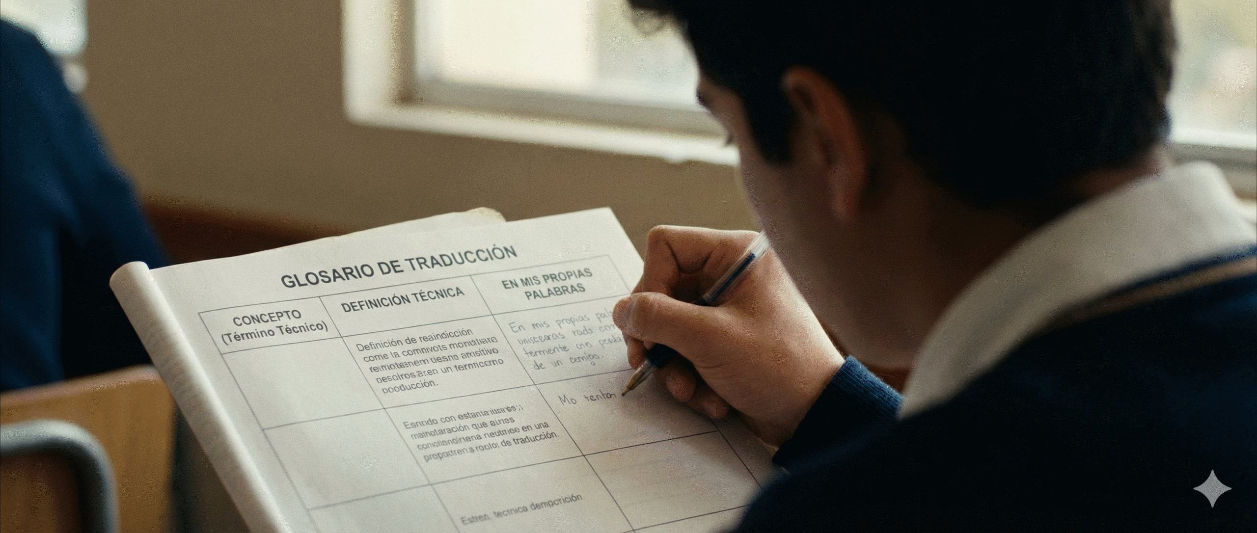 Organizador Gráfico: Glosario de Traducción