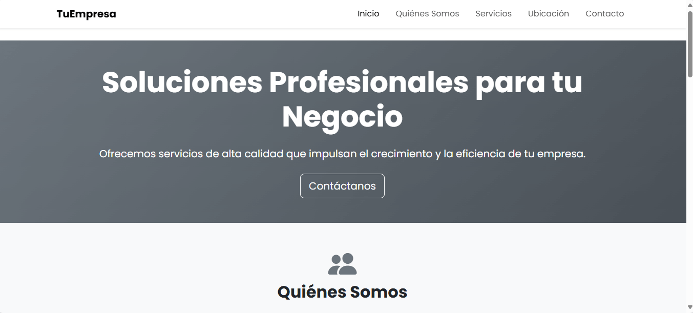 Cómo Crear una Página Web Profesional de una sola hoja (plantilla Landigpage)