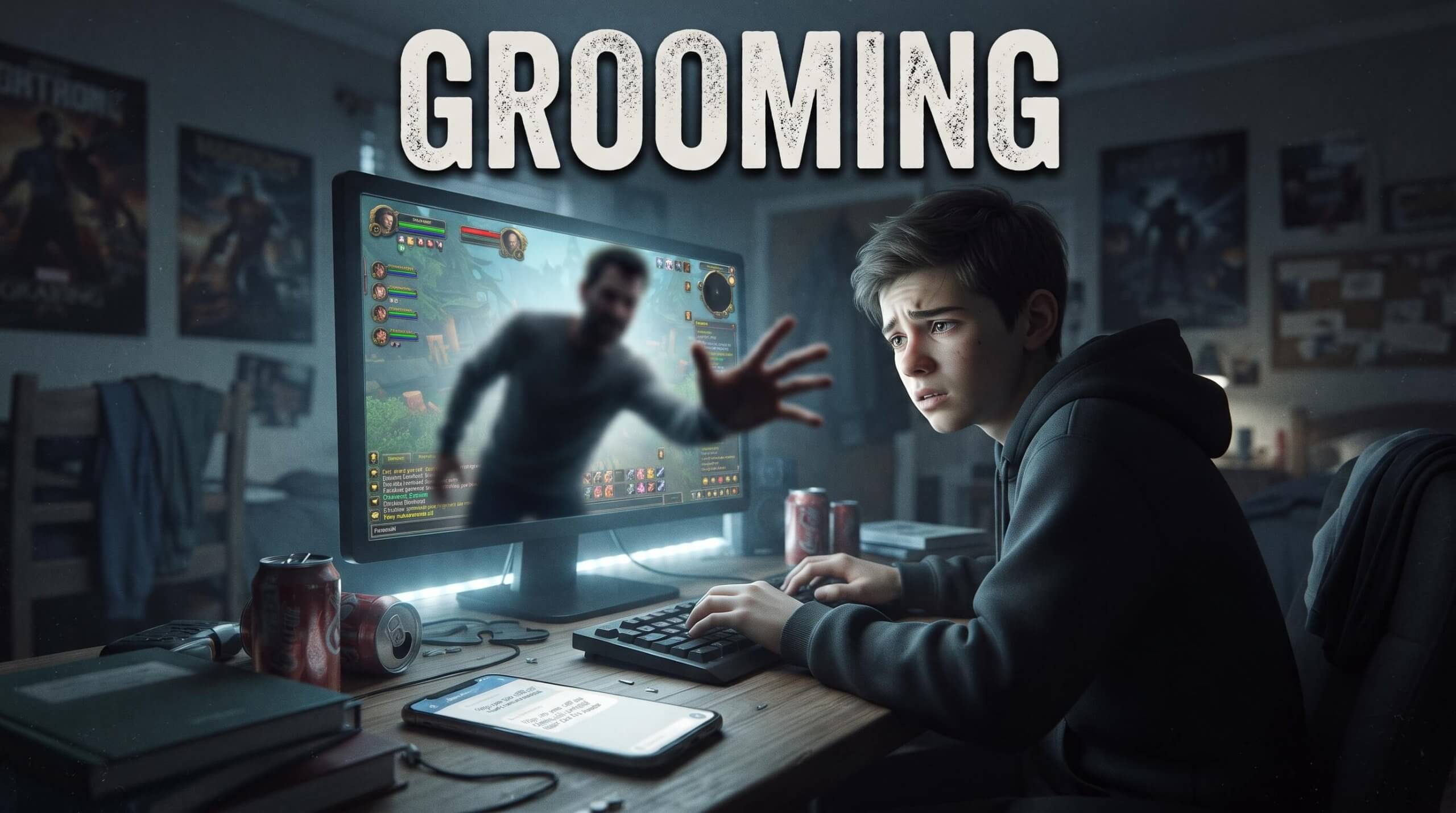 Grooming en videojuegos y redes: cómo detectarlo y qué hacer
