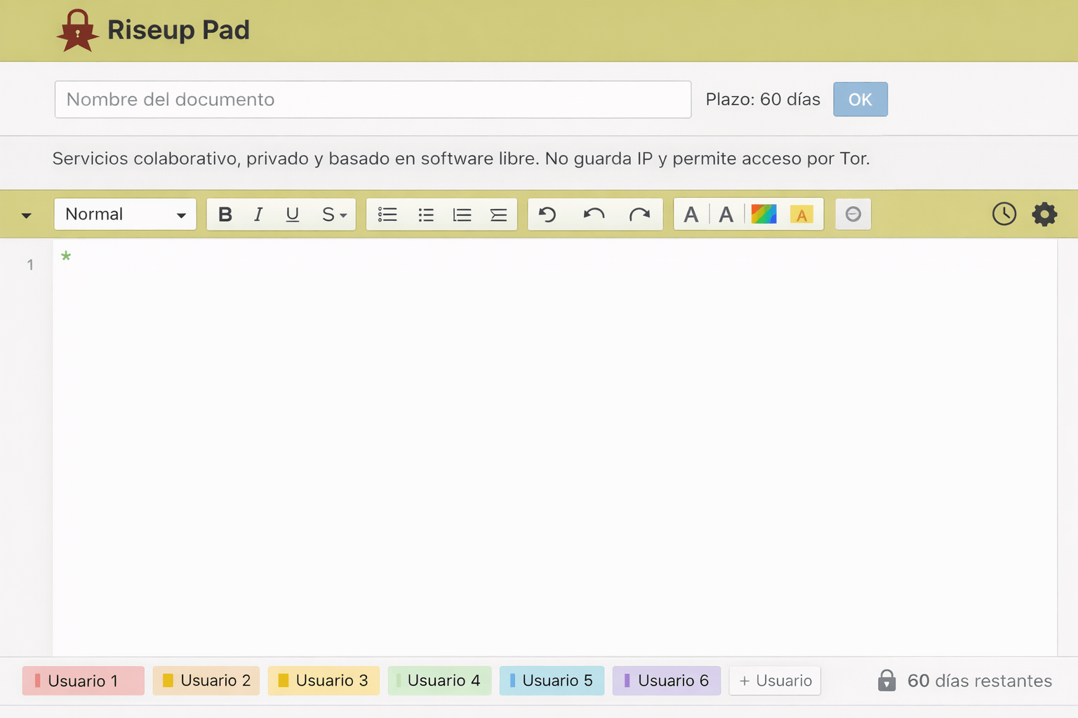 ¿Qué es Riseup Pad? Características y cómo funciona esta herramienta colaborativa y privada
