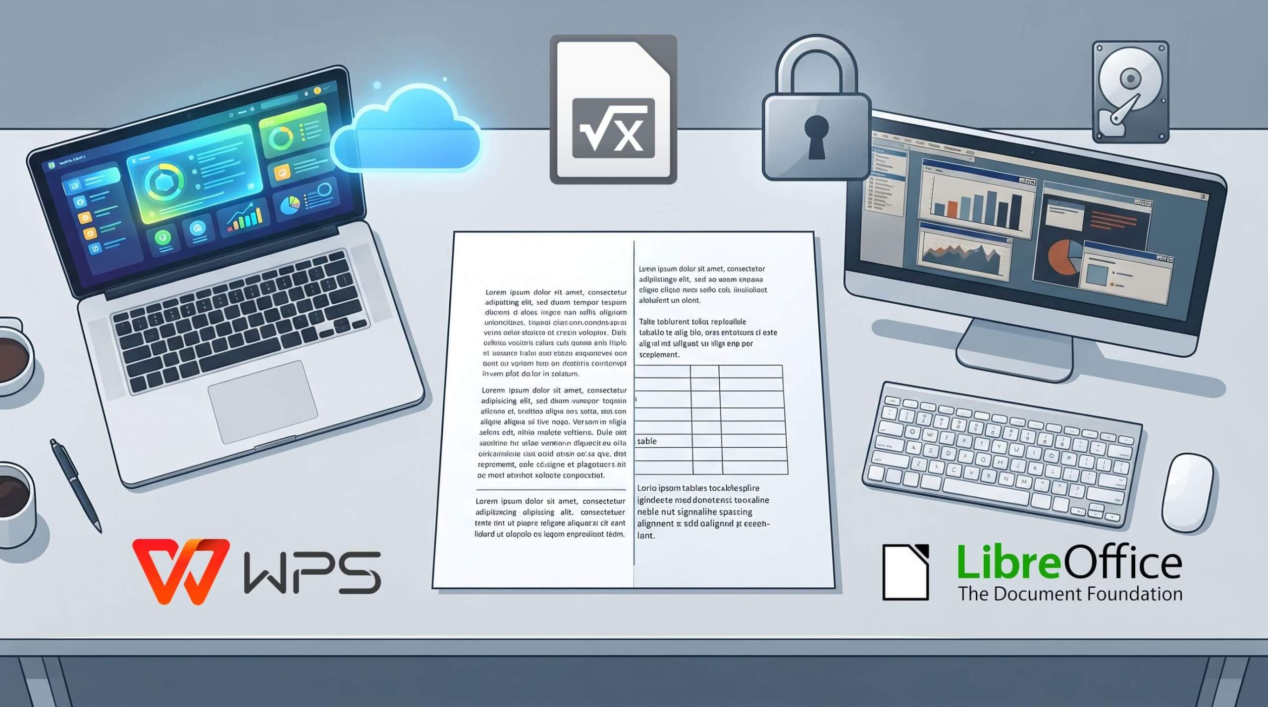 WPS Office vs LibreOffice: cuál conviene más para la escuela y el trabajo